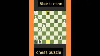Advanced Chess Endgame Strategy | chess puzzle #chesstactics #chess #shorts