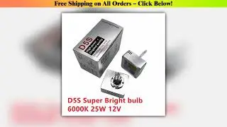 New 1/2PCS High Quality D5S Xenon HID Bulb Headlight High bright Super Bright bulb D5S 6000K 25W