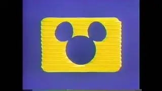 Disney Channel ident - Cut-out (1990)