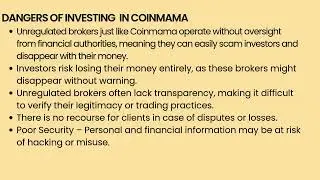 Coinmama Review; Their scam activities create skepticism, mistrust & discourage legitimate investors