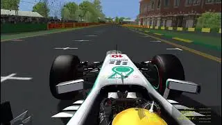rFactor F1 2013 Hamilton onboard Albert Park (Melbourne)