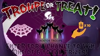 Troupe or Treat GIVEAWAY - Gossamer Cape or Seasonal Candle Bundle! - Sky CotL nastymold