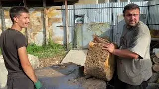 Quick Carving Oak Wood 🪵 Relaxing video YouTube 🌳🌳🌳🪓🪓🪓
