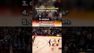 Worst Missed Calls In Recent NBA History #nba #basketball #lebronjames #stephcurry #kobebryant
