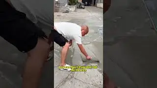 Quick solution to ground damage issues #floorpaint #paint #repair #fixed #fixtheroads #floormix