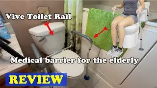 Vive Toilet Rail REVIEW - Medical Railing Helper for Elderly