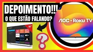 SMART TV AOC 50&rdquo; 4K ROKU TV 📺 DLED QUAD CORE 🔥 IMAGEM PERFEITA E OFERTA IMPERD&Iacute;VEL REVIEW COMPLETO 