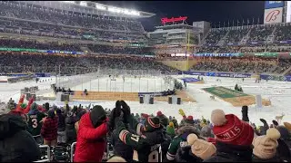 Minnesota Wild 2022 Winter Classic Goal Horn Live! ❄️🥶🚨