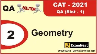 CAT 2021 Slot 1 | QA Question - 2 | Geometry | Moderate | Ajay Sharma