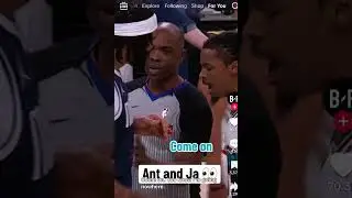 Ja Morant & Anthony Davis HEATED Back and Forth On Court
