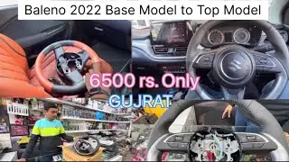 Baleno 22 Base model Modification in Gujrat | Baleno Stearing control in gujrat | gujrati Traveller