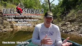 Del Colvin Bull Shoals Lake Fishing Report