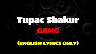 2Pac, Takeoff, Pop Smoke - GANG (LYRICS) #tupac #lyricsvideo #musiclyrics
