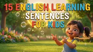 15 English learning sentences || English learning for kids || spoken English for preschool kids