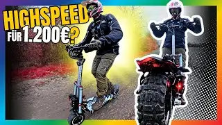 💥 Turbo E-Scooter für 1200€! Angwatt T1: Extrem schnell – aber sicher? eScooter ⚡ #SpeedTest