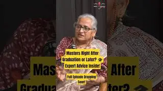 Masters Degree: Should You Pursue It Right After Graduation or Gain Work Experience First? #advice