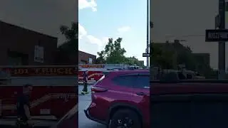 FDNY HUGE TILLER LADDER 101 Returns, Awesome REDHOOK RAIDERS Brooklyn NYC #fdny #shorts #nyc