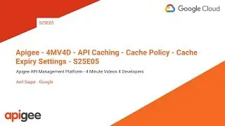 Apigee - 4MV4D - API-кэширование - Политика кэширования - Настройки срока действия кэша - S25E05