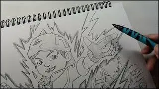 LUKIS POSTER BOBOIBOY GENTAR 2 -  Speedup