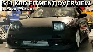 S13 KBD Bodykit Overview + RB20 Oil Change