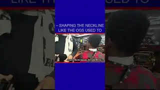 &ndash; shaping the neckline like the OGs used to