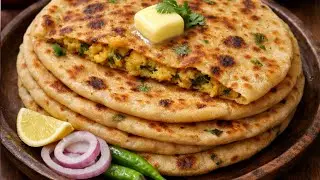 Aloo Ka Paratha Recipe | Crispy Stuffed Potato Paratha | Easy Breakfast Recipe | Dhaba Style