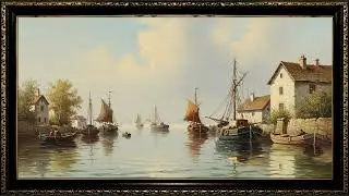 🎨 Transform Your Screen into Classic Art  Slow 4K Vintage Slideshow No Music