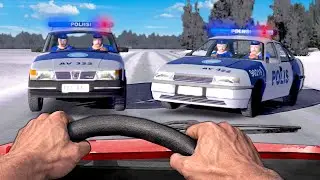 The POLICE Chased Me in My Winter Car!