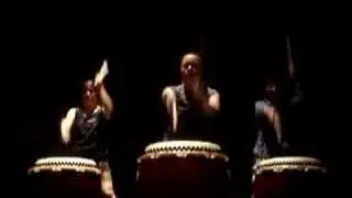 portland taiko rehearsal before rhythmic delights show