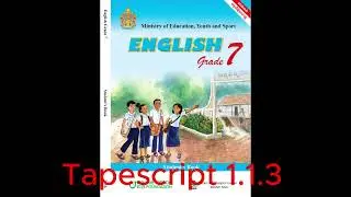 English Grade 7 Tapescript 1.1.3