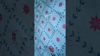 New Dusuti Bedsheet Design #crossstitch #embroidey #shorts #shortsfeed #viral