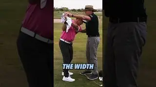This drill will help you create more width in your golf swing! #golf
