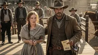 She Was Being Sold At Auction Like Cattle, A Cowboy Bid Everything He Had And Set Her Free