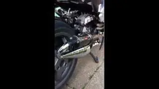 Aprilia Sr50 R 2011 Stage 6 exhaust. Start up.