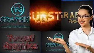 3D Editable Text PSD  Free Download  | PSD Text  Effect | 3D Text Style PSD | Yousuf graphics