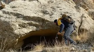 In a Struggle for Survival, finding a  Mysterious rock and Building a shelter alone and fearlessly