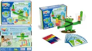 Numberblocks &ndash; Unboxing Learning Resources Blockzee Balance Activity Set! Satisfying ASMR Video