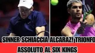 JANNI SINNER DEMOLISCE ALCARAZ! IL TRIONFO CHE TUTTI ASPETTAVANO AL SIX KINGS SLAM.