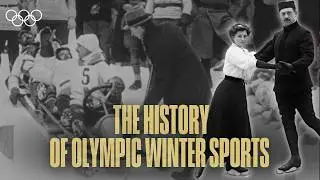 The history of sports at the Winter Olympics! 📽️❄️