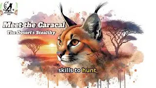 Meet the Caracal: The Desert's Stealthy! 😲🔥#caracalfacts #animalfacts #wildlife