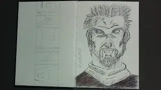 ASKELADD Sketch drawing with pen