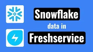 How to show Snowflake data in Freshservice