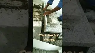 How to install marble stairs | marble granight stair design