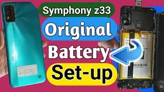 Symphony z33 Battery Replace // original battery setup