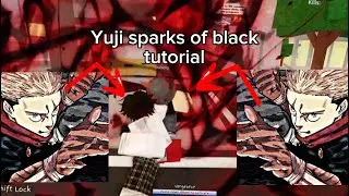 Yuji sparks of black tutorial (Jujustu Shenanigans) 