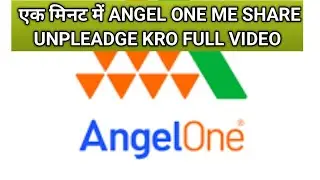 unpleadge holding in Angel one error solved|| Unpleadge holding in demat account