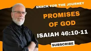 Snack for the Journey - #1407 - Promises of God - Isaiah 46:10-11
