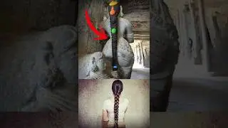 How is it possible?🤯😳 #shorts #hair #women #ancient #carving #hindu #history #statue #india #temple