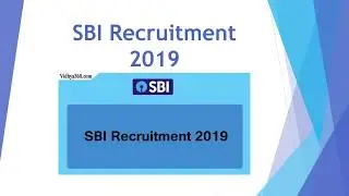 SBI Recruitment 2019, Online Registration For sbi.co.in 56 BMO Jobs