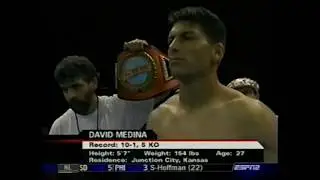 David Medina KO 1 Charles Blake (July 5, 2006) Colorado boxing knockout